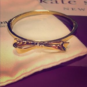 Kate spade gold bow bracelet! New with tags